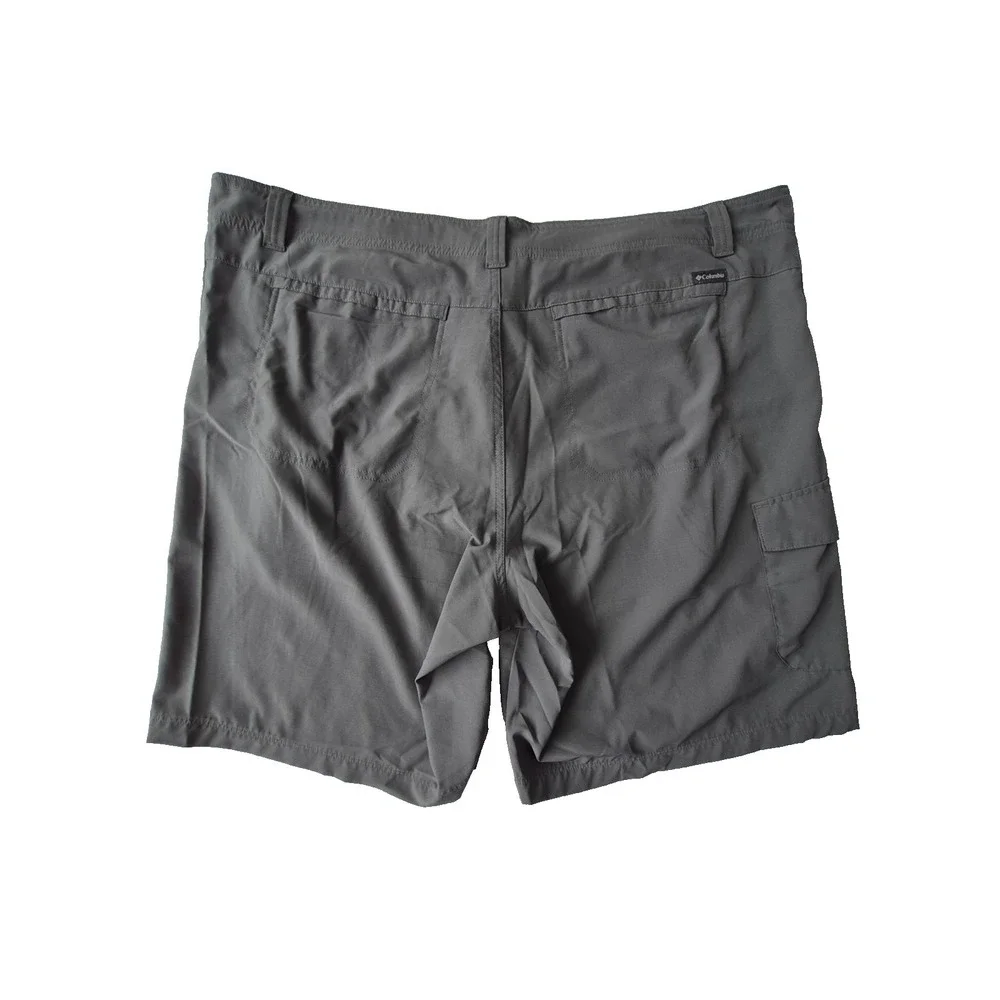 Columbia Sportswear Mens Cargo Shorts Gray 42W Outdoor Hiking Fishing Utility